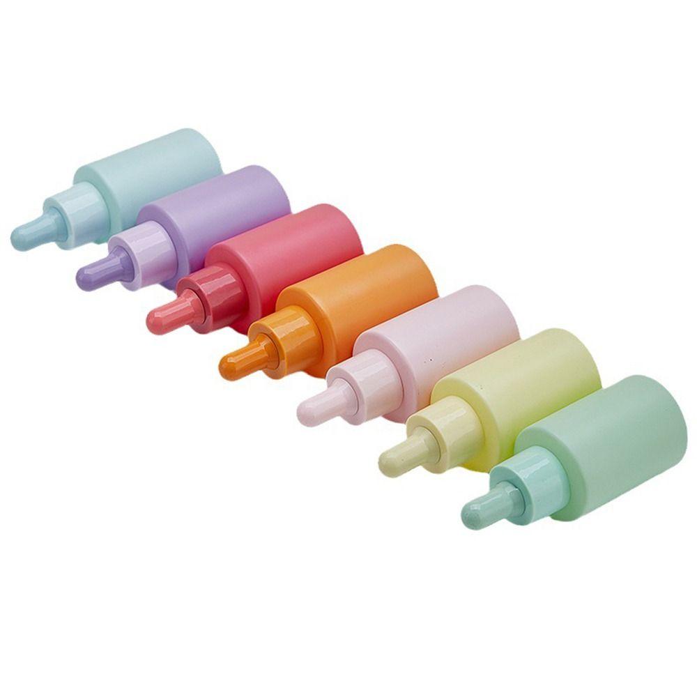 Флакон-капельница цвета макарон Цветное стекло Косметический флакон-диспенсер 30 мл Флакон для масла аттар Женщины