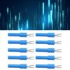 10pcs 4mm Fork Spade Wire Connectors U Type Electrical Crimp Terminal for Testing Multimeter