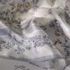 100% Pure Mulberry Silk Square Scarf Women Butterfly Print Lightweight Elegant Neck Wrap