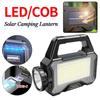 Solar Camping LanternType C Rechargeable Long Range Outdoor Camping Searchlight Waterproof Powerful Handheld Spotlight Torch COB