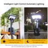 Solar Motion Sensor Outdoor Light, 360° Rotatable 4 Lighting Modes, Weatherproof, Multiple Mounting Lighting,for Outdoor Securit