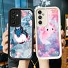Phone Case for Samsung Galaxy A17 A16 A15 A14 A13 Axolotl Cartoon Cute A56 A36 A26 A55 A35 A25 A54 A34 A24 A53 A33 A23 A07 A06