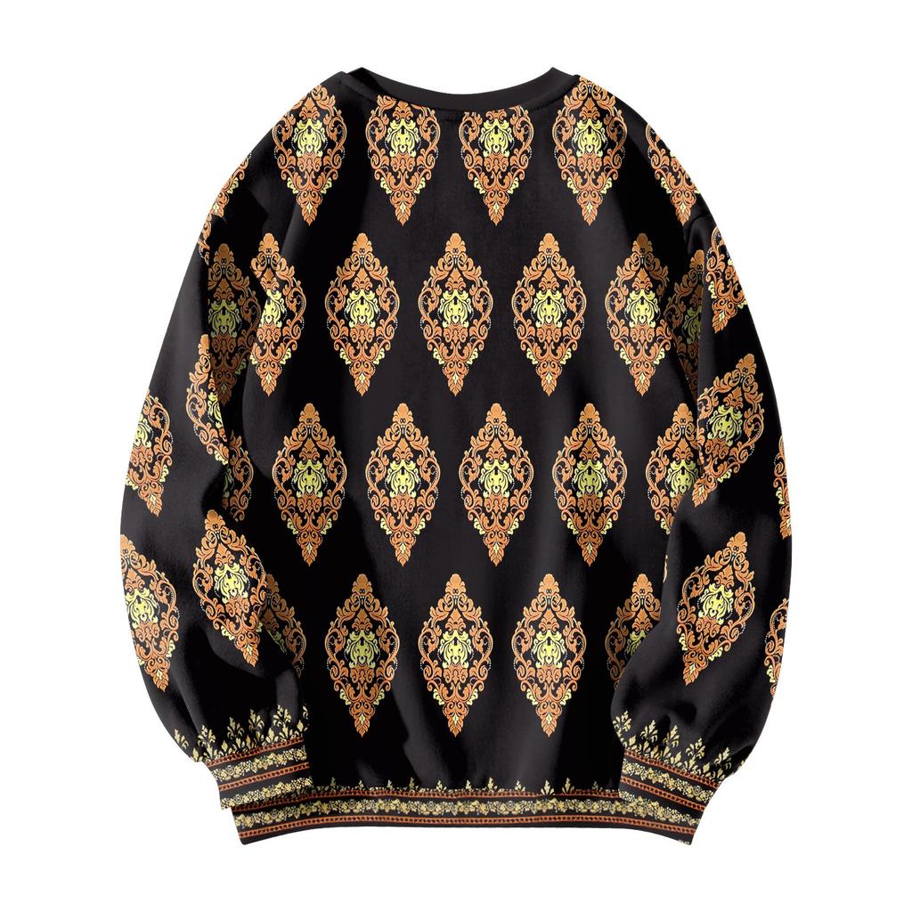 Женские топы Женский свитшот с длинным рукавом Повседневный с круглым вырезом Свободного кроя Пуловер Флисовые топы