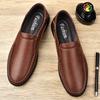 FashionLeather Shoes Man 2024 New Fashion Mens Shoes Classic Business Loafers Men Summer Autumn British Style Leisure Walk Casual Shoes