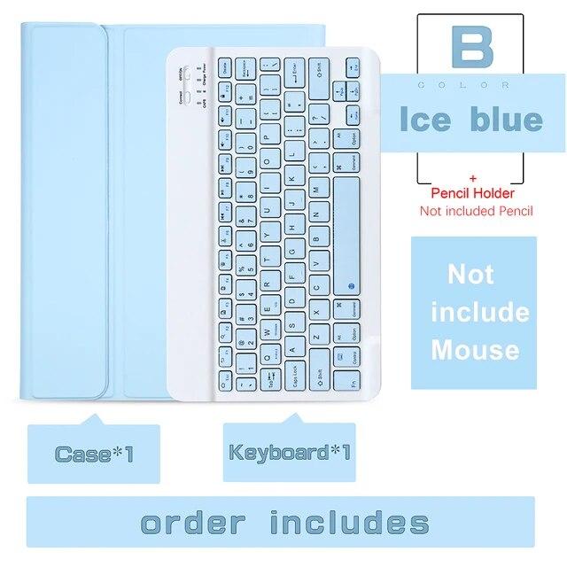 Magic Keyboard Wireless Mouse Tablet for Samsung Galaxy Tab A8 Case 10.5" Tab A7 S7 FE Puls 12.4" Tab S8 11" Tab S6 Funda Cover