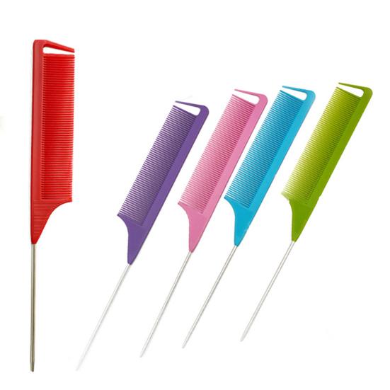 Расческа крысиный хвост, раздельный пробор, антистатическая термостойкая расческа для хвоста для парикмахерской