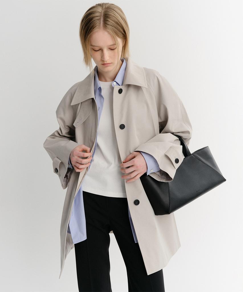 Eaah Jude Half Trench Coat (Ash Beige)
