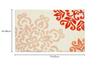 IKEHIKO Neil Orange Entrance Mat, Approx. 45 X 75cm, Nordic Modern Design, #2026800