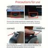 Механический фонарик на печатной плате Чехол для телефона Для iPhone 17 Air 16 15 14 7 8 Plus 13 12 11 Pro Max Полная защита Стекло Светодиодный Чехол для телефона