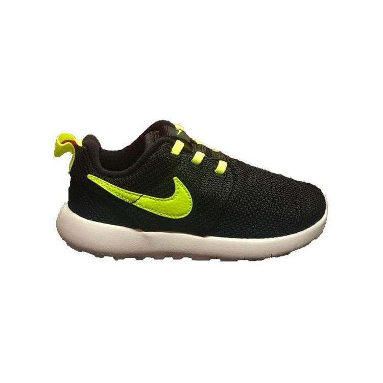 Nike Кроссовки Nike Roshe One Low Черно-зеленые для младенцев и малышей 749430-032