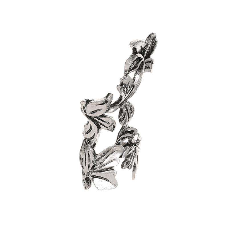 Ювелирные изделия, изысканные красивые клипсы для ушей, женские серьги, великолепные винтажные очаровательные модные шикарные серьги с листьями