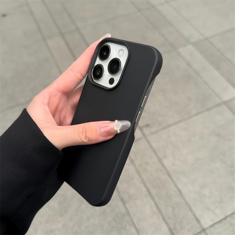 Полупакет Скраб для кожи iPhone 16pro Мягкий чехол Apple 15 Безрамочный 13 Однотонный 12
