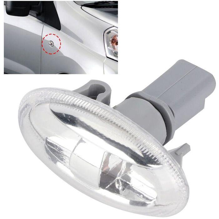 Feu Latéral, Clignotants Latéraux à LED Voyant Latéral 6325G3 Fit pour Peugeot 108 107 206