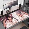 Shirakami Fubuki Mouse Pad Laptop Hololive Black And White Keyboard Rug PC Kawaii Anime Girl Mousepad XXL Gamer Cabinet Desk Mat