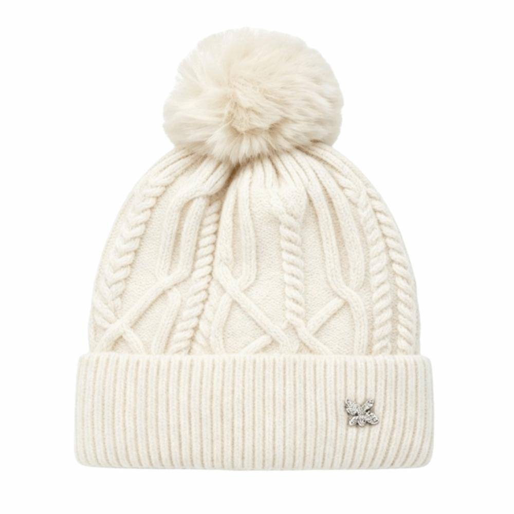 Warm Knitted Cap Windproof Beanie Hats Fashion Winter Hat for Women