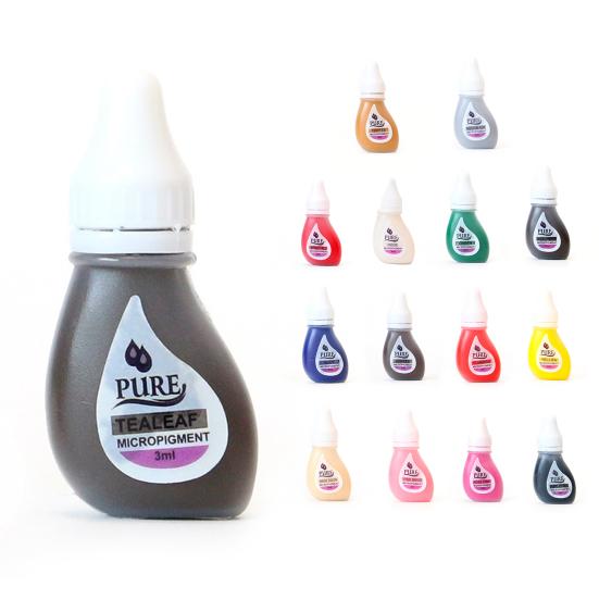 Пигмент для татуировки в бутылках, естественная красочная высокая пигментация