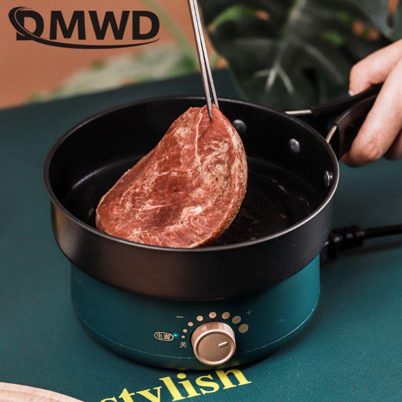 110 В 220 В складная раздельная кастрюля для приготовления пищи, портативная мультиварка, сковорода, рисоварка, пароварка, тушеное мясо, суп, лапша, котел для путешествий