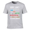 Unisexs Cotton Short Sleeve TShirt with Sarcastic Refusal Print Casual Funny Tee for Daily Wear