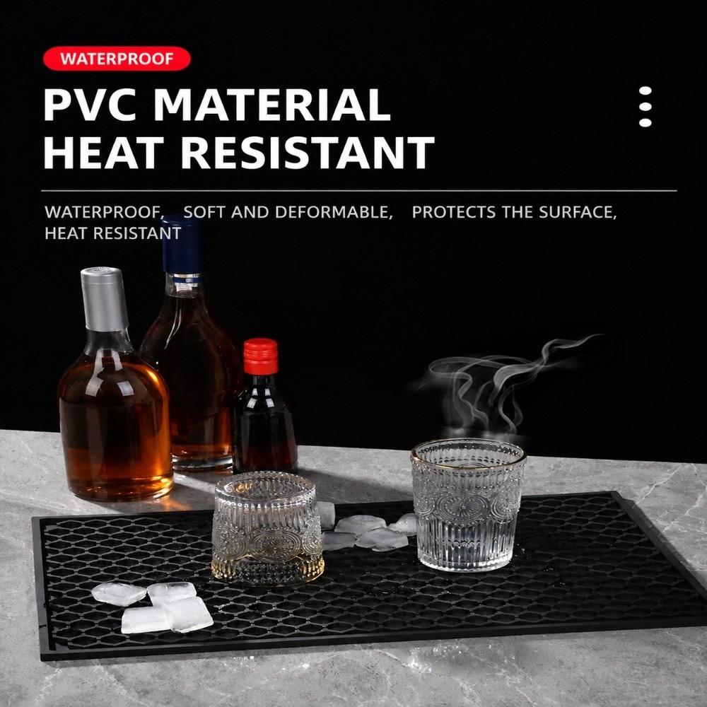 Rectangular Heat Insulation Pad Water-proof Bar Counter Mat Anti-Slip Pad Bar Dining Table