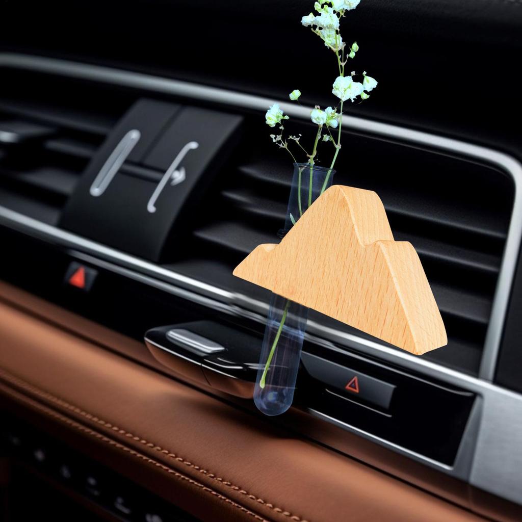 Автомобильная ваза для размножения растений, автомобильный держатель для растений, деревянный гидропонный аромадиффузор для духов, декор для мужчин, женщин, автомобиль, фургон, дом на колесах, дом, автомобильный