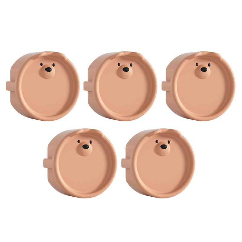 5 шт. защитная крышка для детской розетки с милым рисунком для детей, защита от удара током, защита от пыли
