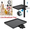 Microphone Stand Plastic Tray, Mic Stand Clip-On Rack Tray Holder Suitable For Most Mic Stands, For Stage, Live Streaming, Recording