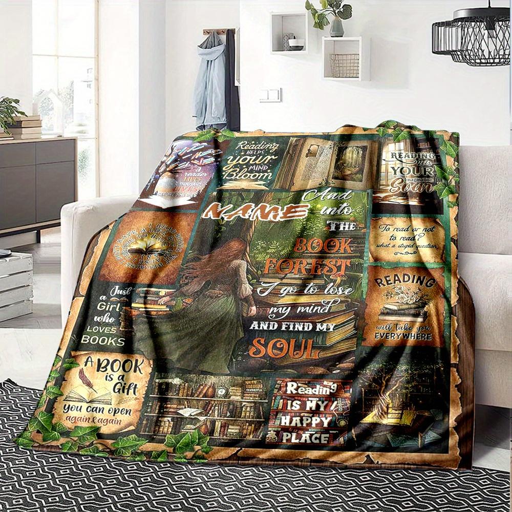 Home Fashion Blanket Used For Home Gift Reading Will Take You Everywhere Reading Helps Your Mind Bloom Reading Lets Your Imagination Soar Reading Is