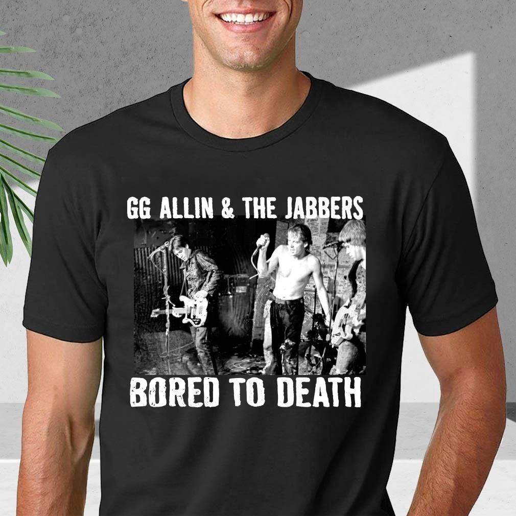 GG Allin & The Jabbers Футболка унисекс 'Скучающий до смерти' S-5XL N8654