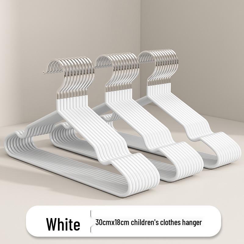 Очень толстая нескользящая вешалка с диповым покрытием для взрослых и детей - Решение для сушки одежды без следов