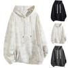Men's American Heavy Wash Tie-dye Hoodie Fashion High Street Casual Pullovers Hoodie
