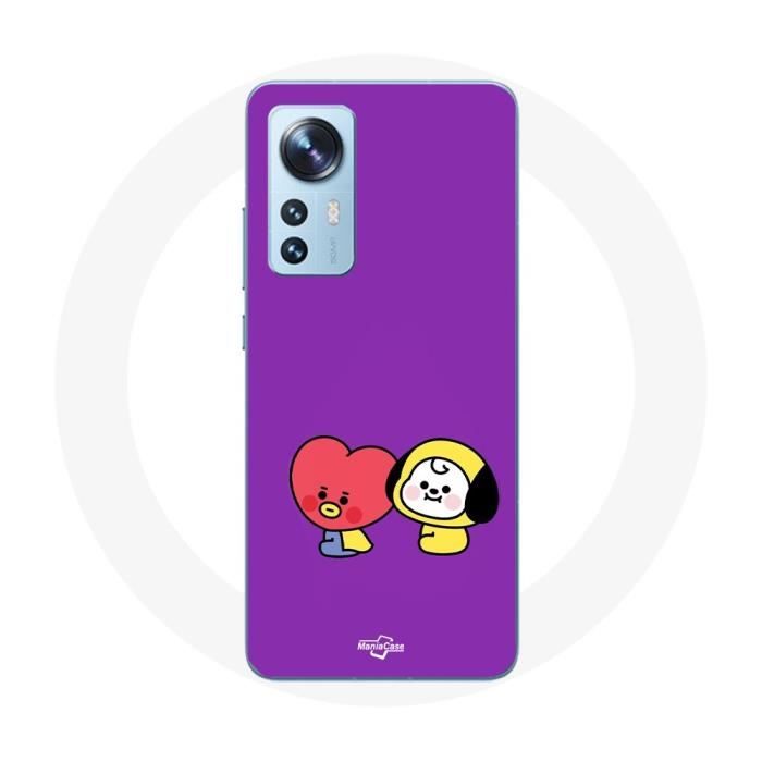 Чехол для Xiaomi Mi 12 / 12X BTS Bangtan Sonyeondan BT21 Tata V Chimmy Jimin