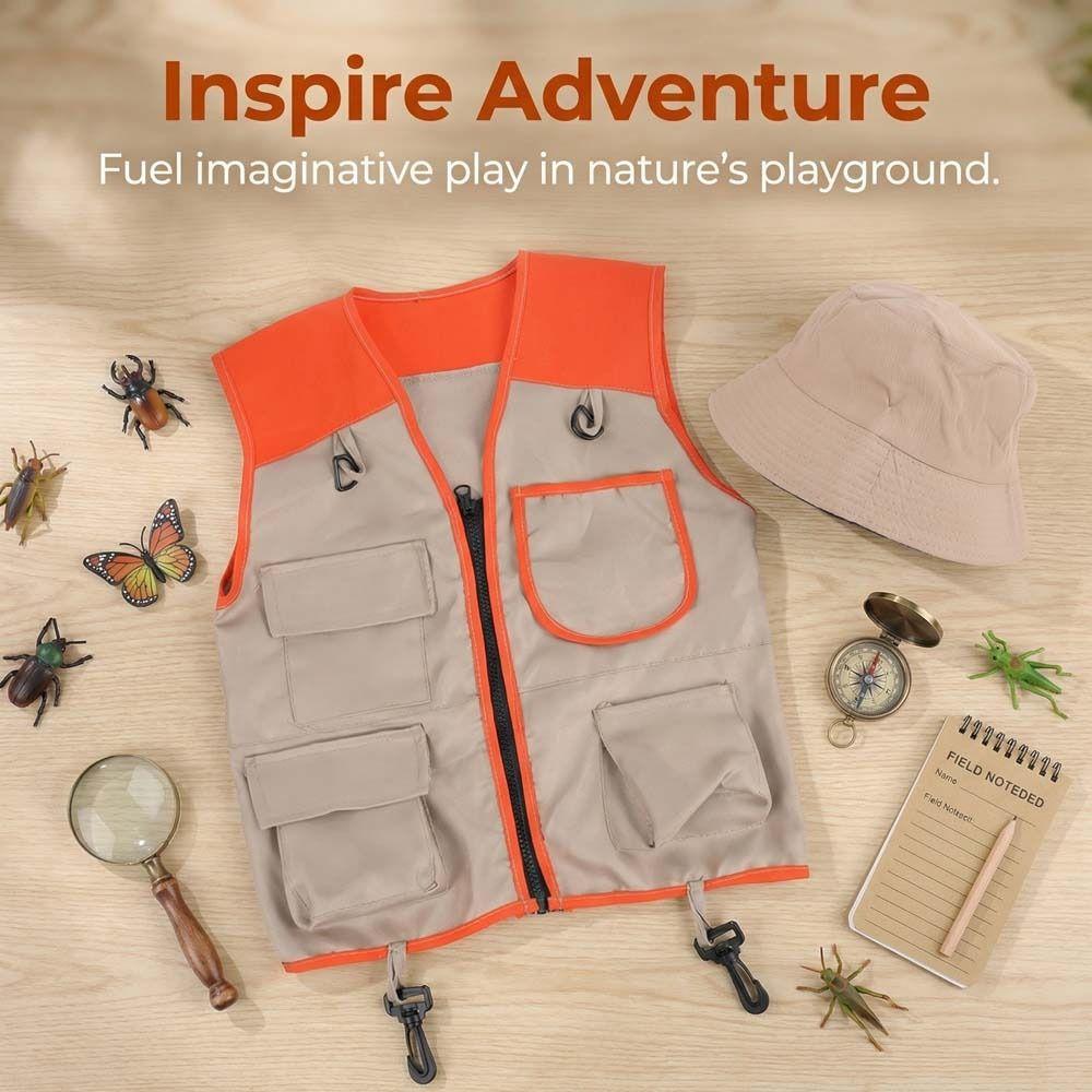 Summer Clothing Outdoor Adventure Kit Tool Clothing Pretend Play Costumes Outdoor Adventure
