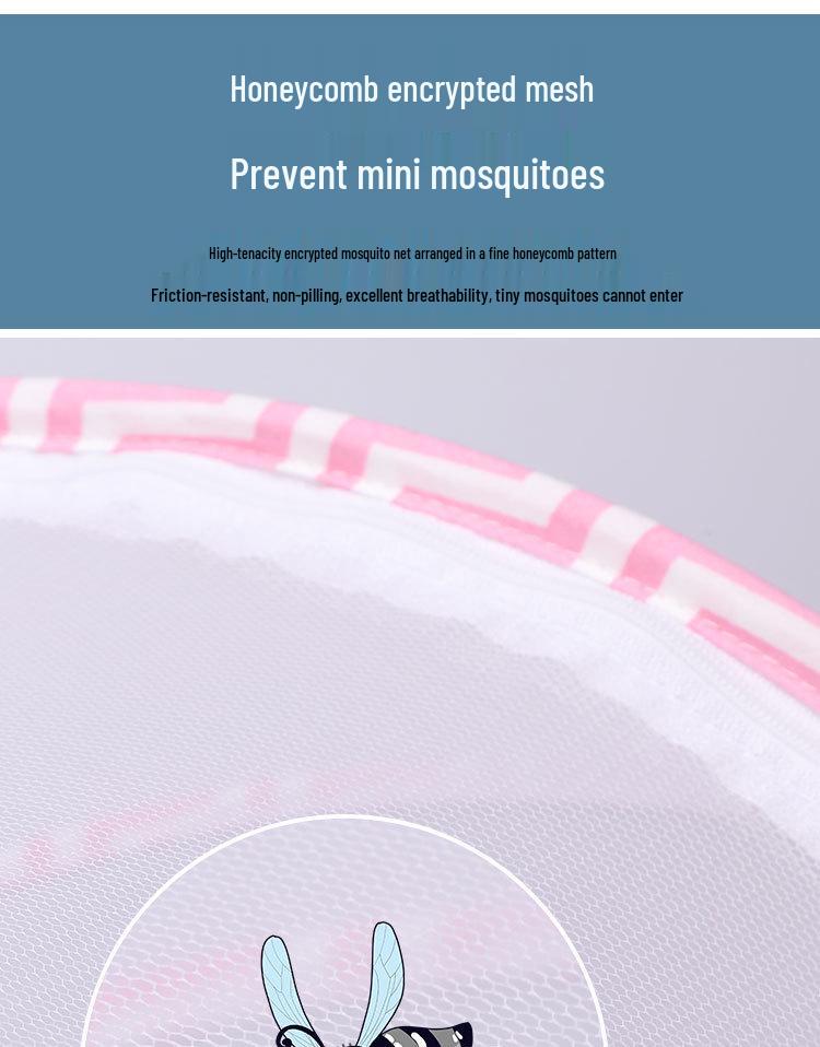 Портативный бионический спальный матрасик для новорожденных с москитной сеткой для детской кроватки или кровати.