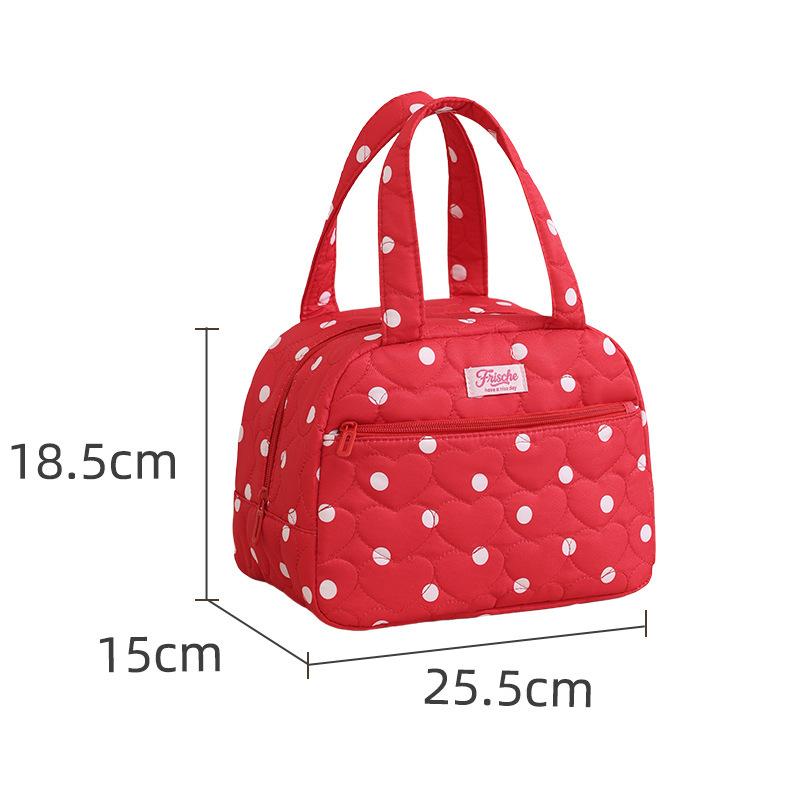 Lunch Box Bag Handheld Thermal Insulation Bag Large Capacity Thermal Bag Portable Lunch Bag Travel Commute Thermal Bento Bag