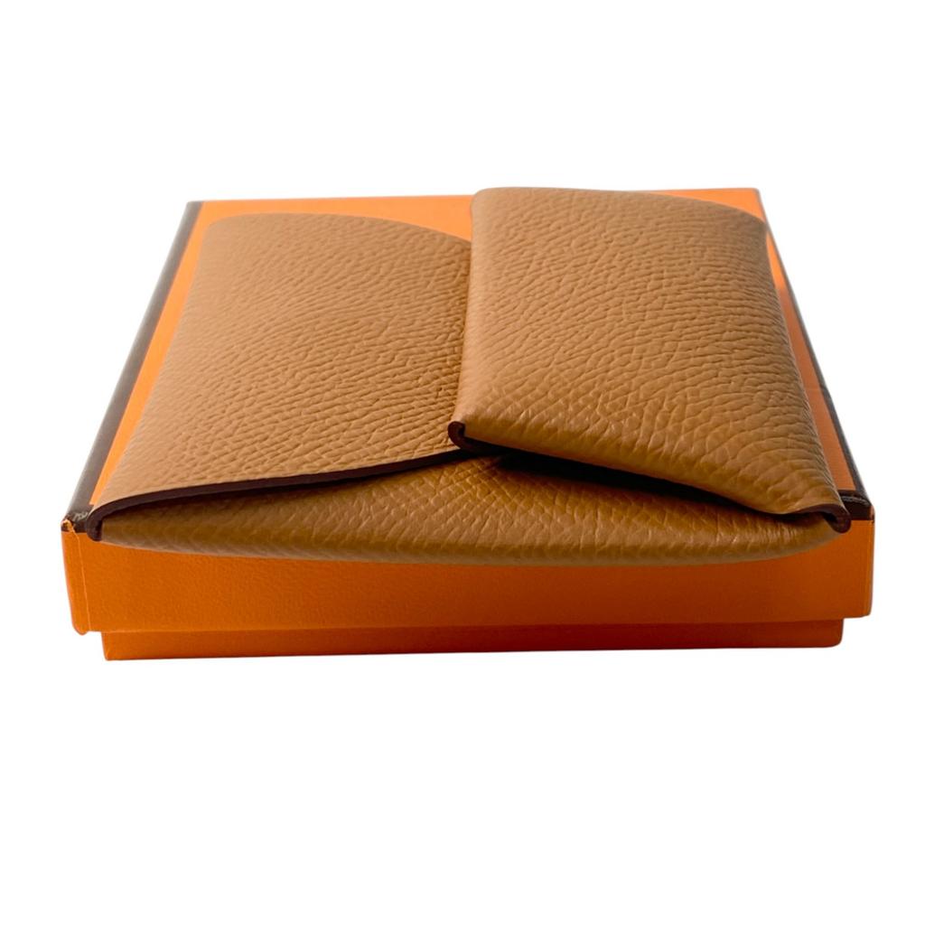 Подержанный золотой кошелек для монет HERMESCoin Женский