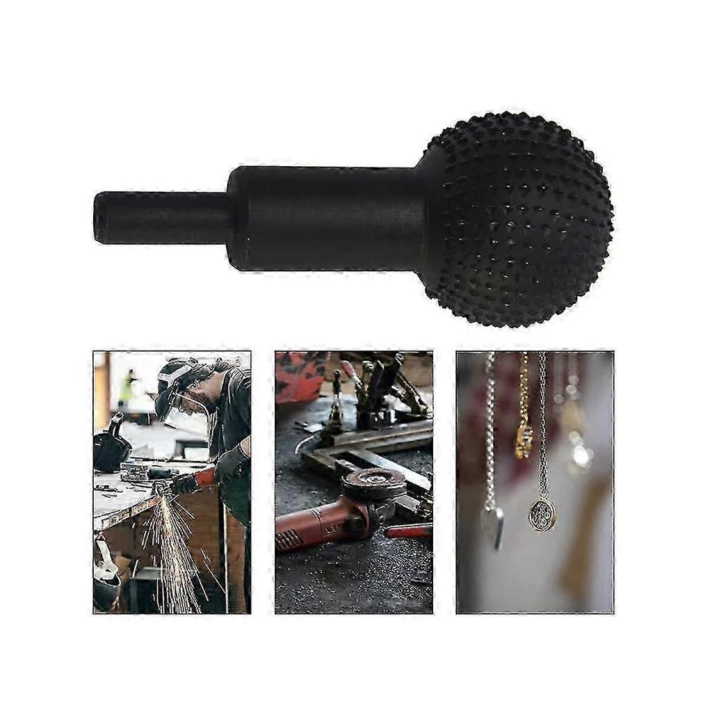 2 Pcs Ball Wood Burr Grinding Head - Burr Carving Wood Rasp Grinding Head Round File Wood Grinder A