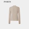 PORTS Women's Autumn/Winter Knitted High-Neck Sweater