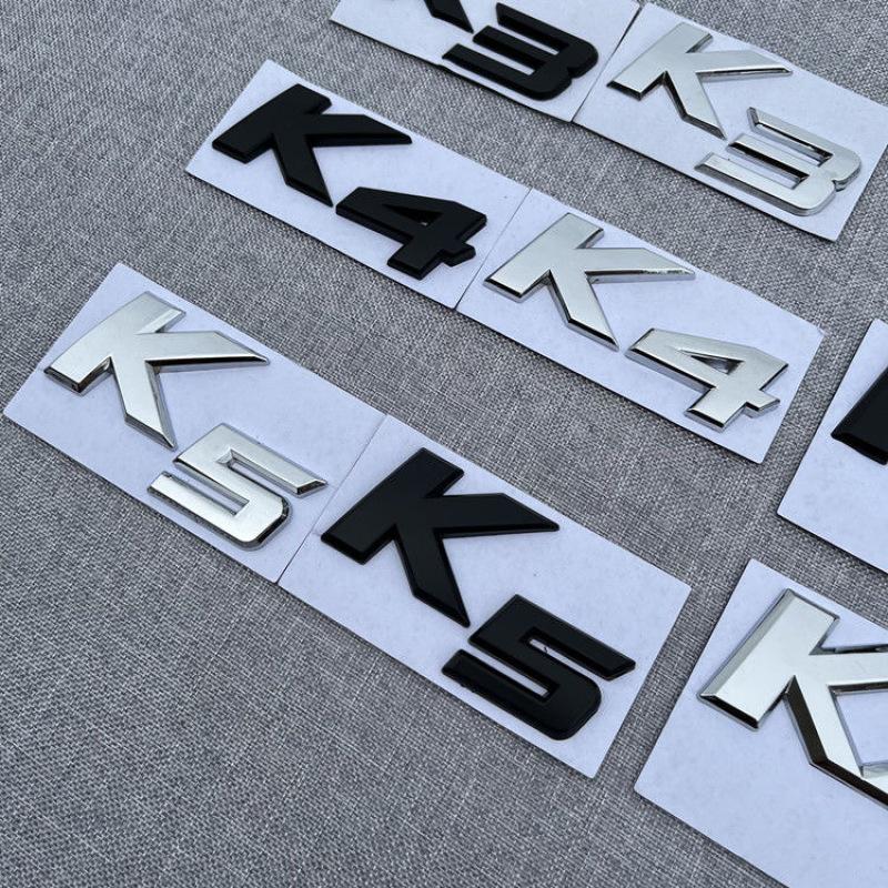 3D автомобильная буква эмблема значок Sicker подходит для K2 K3 K4 K5 KX7 переделка металлический логотип