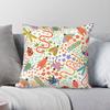 Doodle Bug Garden Insects Square Pillowcase Polyester Linen Velvet Pattern Zip Decorative Pillow Case Bed Cushion Cover x