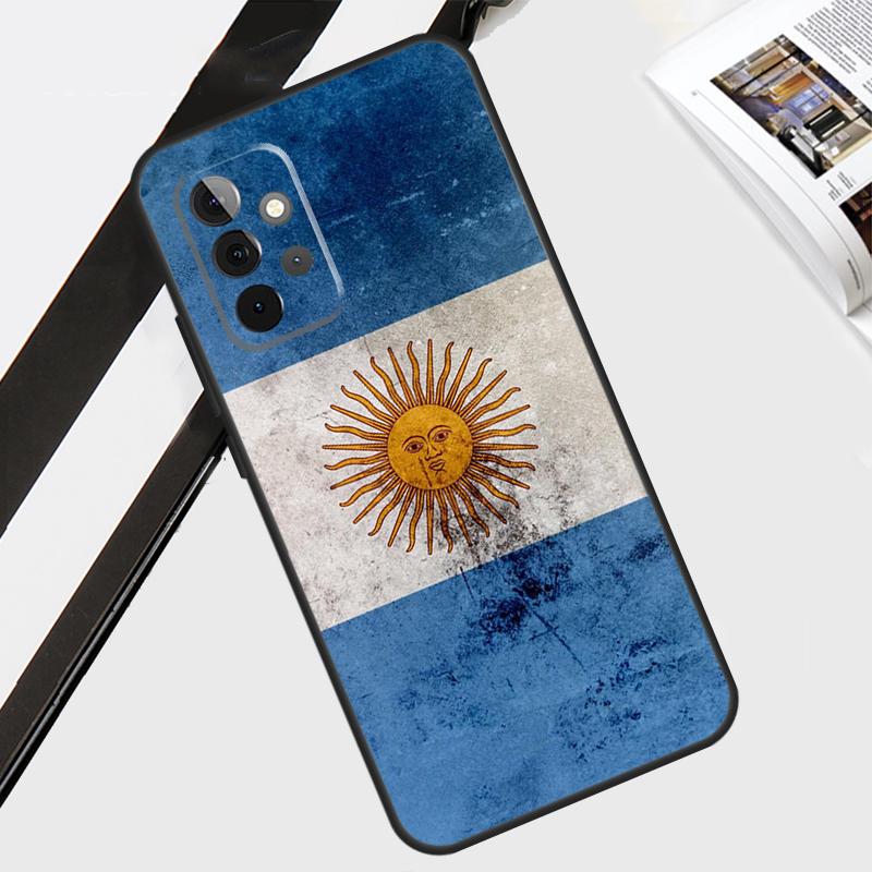 Argentina Flag Case For Samsung Galaxy A06 A56 A36 A26 A16 A54 A34 A14 A12 A22 A32 A52 A13 A53 A15 A35 A55