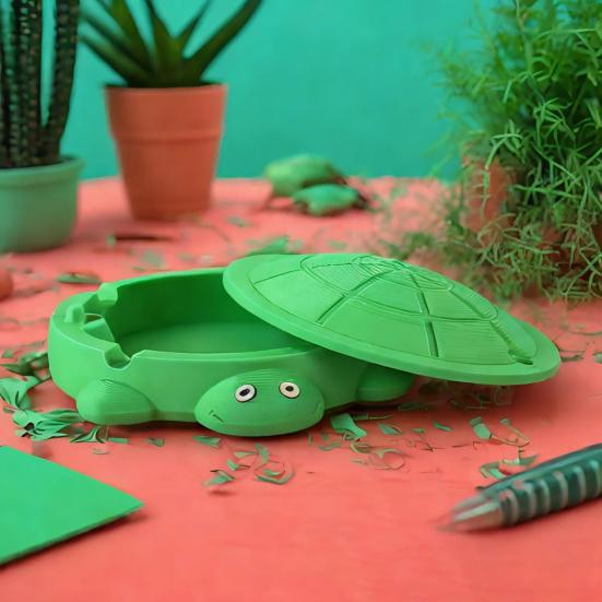 Mini Turtle Sandbox with Tools Fidget Desk Toy for Stress Relief Mini Zen Garden Sandbox Desktop Accessories for Home