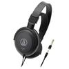 Audio-Technica ATH-AVC200 Wired Headphones for Music and Movies, 3m Cable, 6.3mm Standard/3.5mm Mini Connection, Black