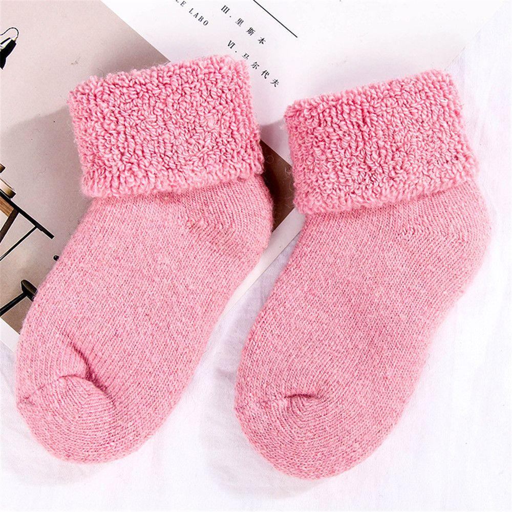 Winter Comfortable Soft Thick Warm Snow Floor Socks Childen Baby Stocking Kids Woolen Socks