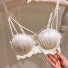 Сексуальные женские бюстгальтеры Бандаж Пуш-ап Нижнее белье Без косточек Беспроводные Модные Женские Бюстгальтеры Белый Простой Девушки Бюстгальтеры Женский Бюстгальтер Нижнее белье