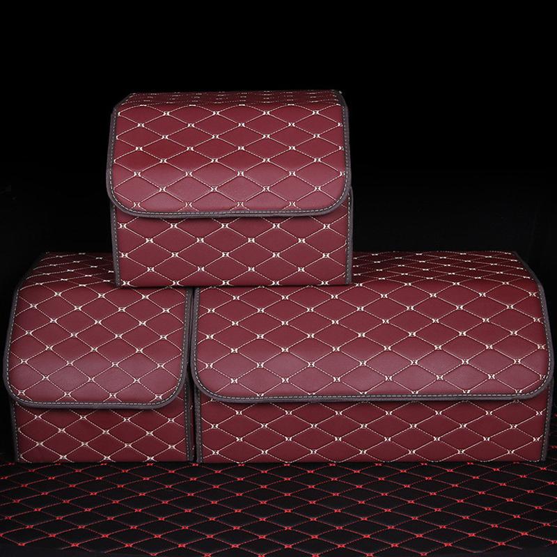 Многоцелевой складной органайзер для хранения в багажнике автомобиля большой емкости с крышкой, портативная сумка для хранения автомобиля, органайзер для багажника автомобиля