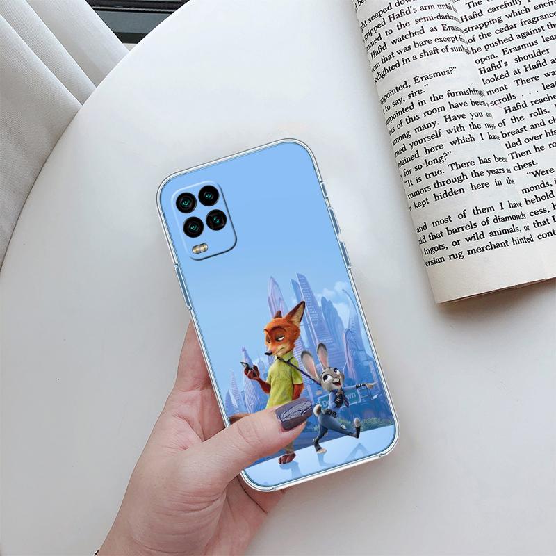 Zootopia Disney Transparent Phone Case for Motorola Moto G7 G8 G9 G84 G85 G73 G24 G15 Z2 Play Power Plus