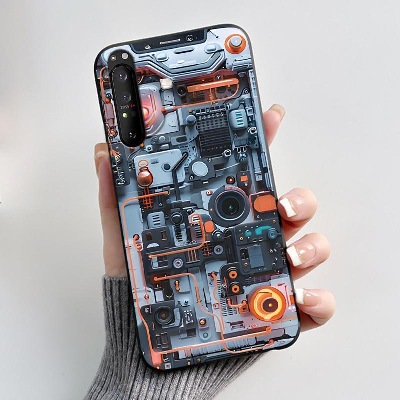 Чехол для Sony Xperia 1 II XQ-AT51 XQ-AT52 1 III XQ-BC62 XQ-BC72 XQ-BC52 Чехол Роскошный Милый Крутой Для Мальчиков Девочек Мягкий Силиконовый Чехол