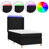 VidaXL Slat Bed Base with Mattress and LED, Upholstered Bed, Single Bed, Adult Bed for Interior Bedroom, 3138671