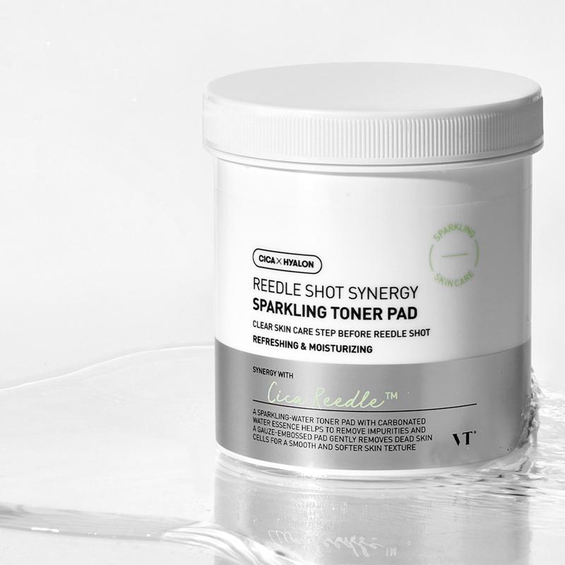 VT COSMETICS Reedle Shot Synergy Sparkling Toner Pad 200 мл, 80 шт.