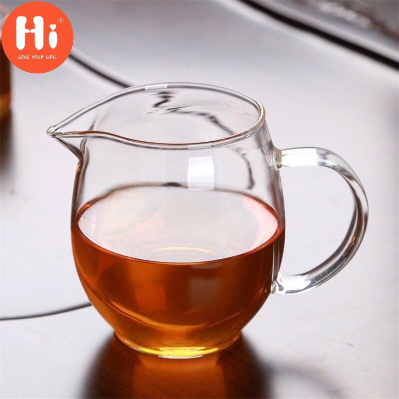 Hi Transparent Heat-resistant Glass Teapot Cha Hai Gongdao Teacup Fair Mug Tea Cup Tea Set 450ML
